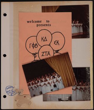 Debbie Francis Alpha Phi Scrapbook, Page 3