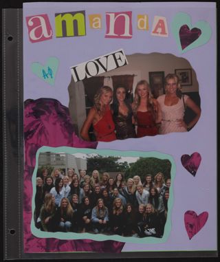 Epsilon Chi Chapter Alpha Chi Pledge Class Scrapbook, Page 3