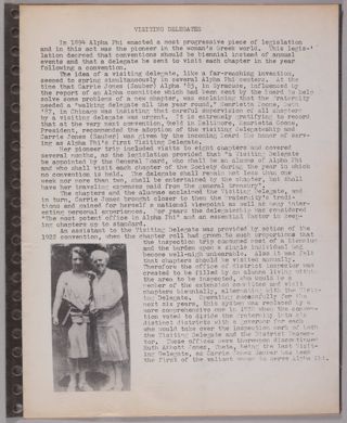 Epsilon Chi Chapter Alpha Phi Memorabilia Scrapbook, Page 21