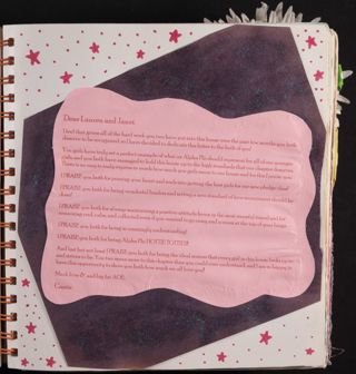 Epsilon Chi Chapter Letters Scrapbook, Page 15