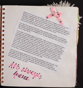 Epsilon Chi Chapter Letters Scrapbook, Page 25
