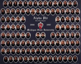 Beta Beta Chapter Composite Photograph, 1996-1997