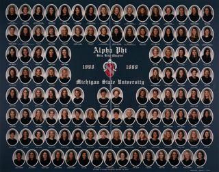 Beta Beta Chapter Composite Photograph, 1998-1999