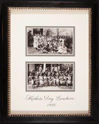 Beta Beta Chapter Mother's Day Luncheon Framed Photographs, 1935
