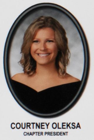 Beta Mu Chapter Composite Detail, Courtney Oleska, 2018-2019