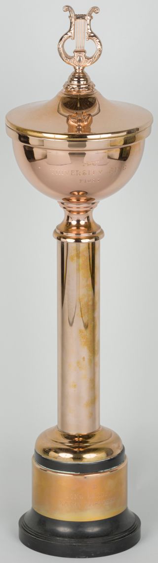 Purdue University Sing First Place Trophy, 1967