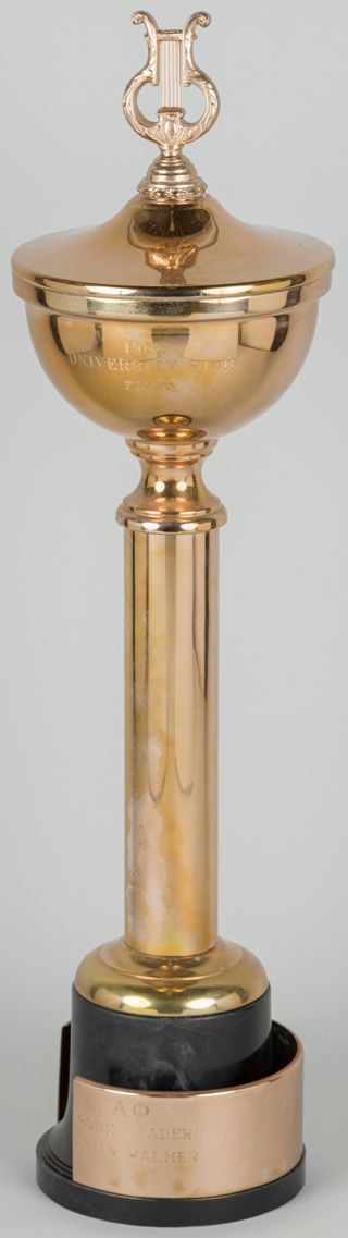 Purdue University Sing First Place Trophy, 1968