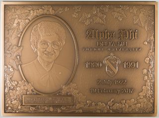 Mary Rose "Mom" Helm Memorial Plaque