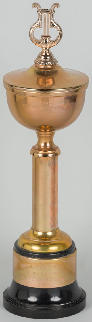 Purdue University Sing Second Place Trophy, 1965
