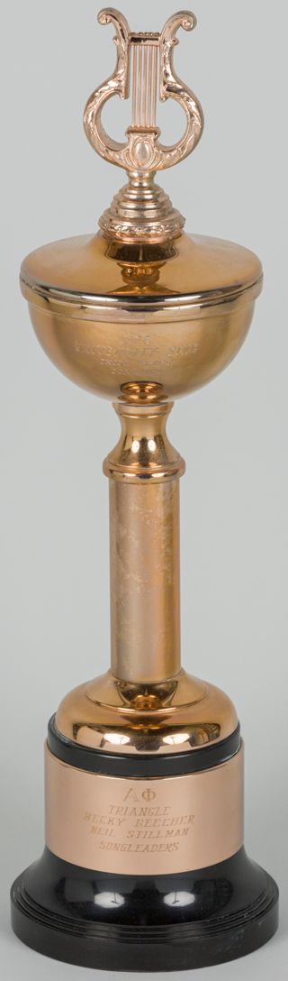 Purdue University Sing Third Place Trophy, 1975