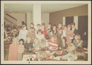 Delta Mu Chapter Senior Cord Party Photograph, November 1967
