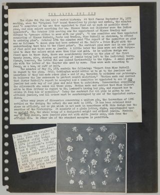 Alpha Phi Memorabilia for Delta Mu Chapter Scrapbook, Page 13