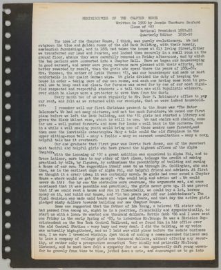 Alpha Phi Memorabilia for Delta Mu Chapter Scrapbook, Page 17