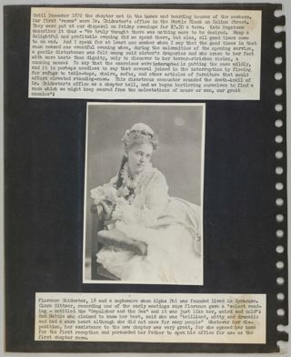 Alpha Phi Memorabilia for Delta Mu Chapter Scrapbook, Page 4