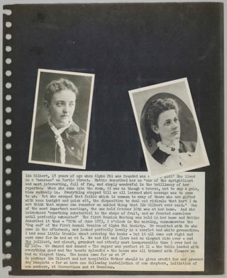 Alpha Phi Memorabilia for Delta Mu Chapter Scrapbook, Page 5
