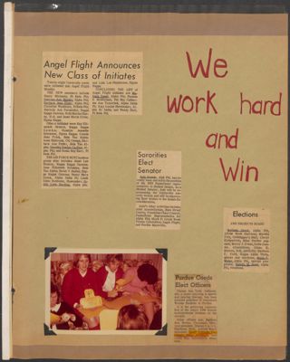 Delta Mu Chapter Scrapbook, 1963-1965, Page 35