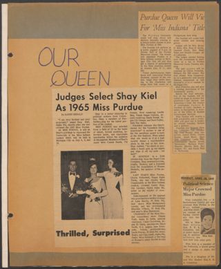 Delta Mu Chapter Scrapbook, 1963-1965, Page 39