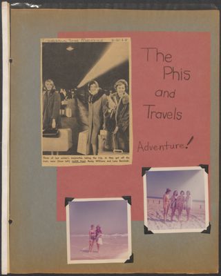 Delta Mu Chapter Scrapbook, 1963-1965, Page 41