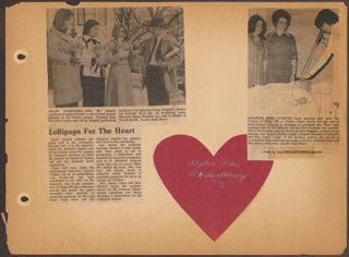 Delta Mu Chapter Scrapbook, 1973-1977, Page 49