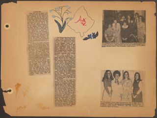 Delta Mu Chapter Scrapbook, 1973-1977, Page 35