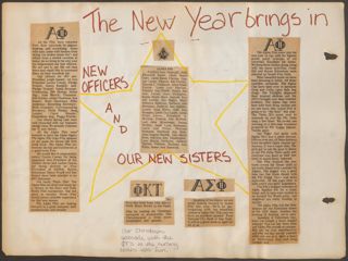 Delta Mu Chapter Scrapbook, 1973-1977, Page 66