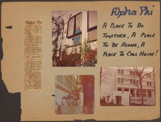 Delta Mu Chapter Scrapbook, 1973-1977, Page 44