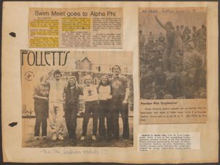 Delta Mu Chapter Scrapbook, 1973-1977, Page 75