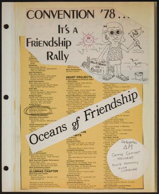Delta Mu Chapter Scrapbook, 1978-1979, Page 15