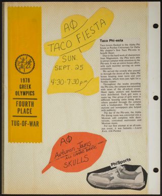 Delta Mu Chapter Scrapbook, 1978-1979, Page 20