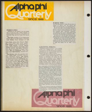 Delta Mu Chapter Scrapbook, 1978-1979, Page 6