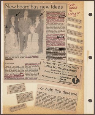Delta Mu Chapter Scrapbook, 1980-1982, Page 20