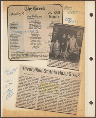 Delta Mu Chapter Scrapbook, 1980-1982, Page 6