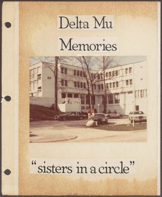 Delta Mu Chapter Scrapbook, 1980-1982, Page 1