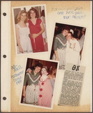 Delta Mu Chapter Scrapbook, 1980-1982, Page 5
