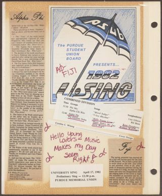 Delta Mu Chapter Scrapbook, 1980-1982, Page 40