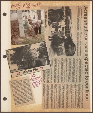 Delta Mu Chapter Scrapbook, 1980-1982, Page 21