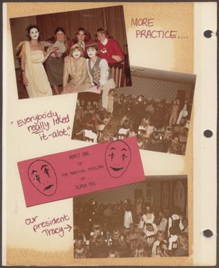 Delta Mu Chapter Scrapbook, 1980-1982, Page 24