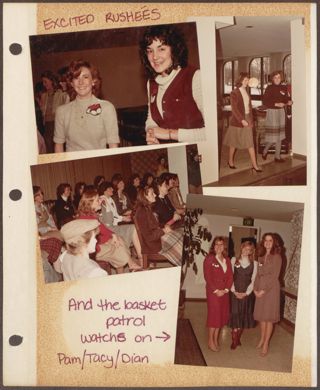 Delta Mu Chapter Scrapbook, 1980-1982, Page 25