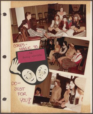 Delta Mu Chapter Scrapbook, 1980-1982, Page 23