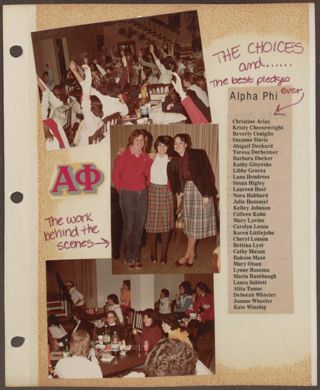 Delta Mu Chapter Scrapbook, 1980-1982, Page 27