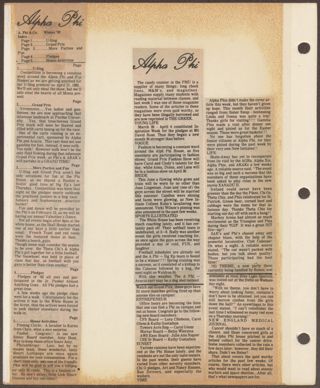 Delta Mu Chapter Scrapbook, 1980-1982, Page 44