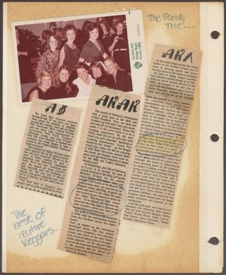 Delta Mu Chapter Scrapbook, 1980-1982, Page 4