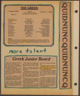 Delta Mu Chapter Scrapbook, 1980, Page 16