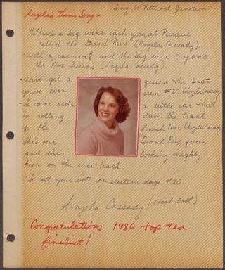 Delta Mu Chapter Scrapbook, 1980, Page 9