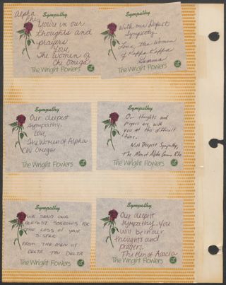 Delta Mu Chapter Scrapbook, 1996-1997, Page 58