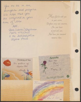 Delta Mu Chapter Scrapbook, 1996-1997, Page 56