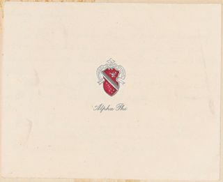 Alpha Phi Pledge Class of 1974 to Jenifer Card, 1974