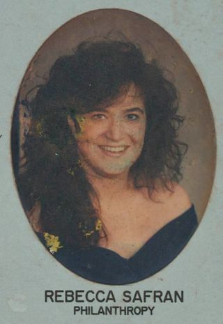 Epsilon Beta Chapter Composite, Rebecca Safran, 1989-1990