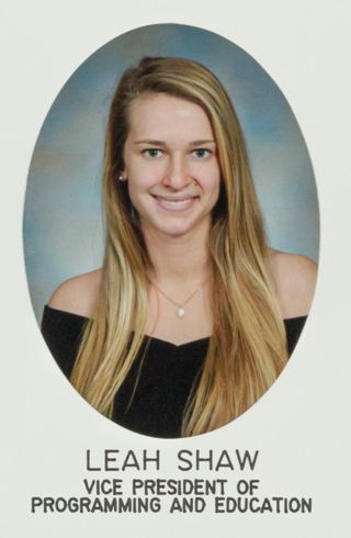 Epsilon Beta Chapter Composite, Leah Shaw, 2014-2015
