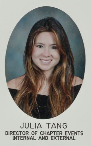 Epsilon Beta Chapter Composite, Julia Tang, 2015-2016